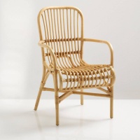 Кресло Ротанговое Malu единый размер бежевый LA REDOUTE INTERIEURS  фото, kupilegko.ru